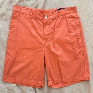 Vineyard Vines Coral Flat Front Shorts